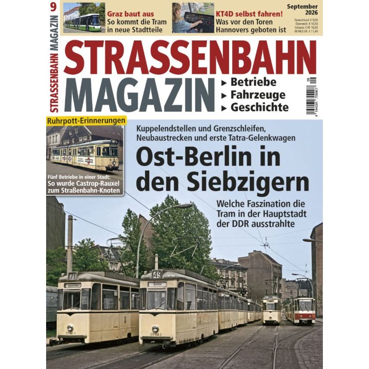 Stra&szlig;enbahn Magazin 9/2026