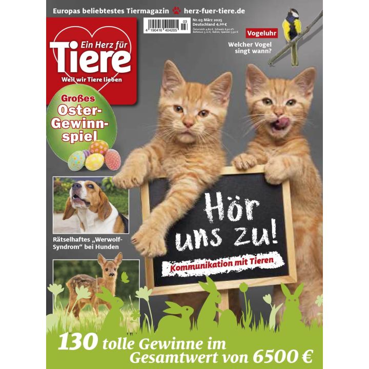 Ein Herz für Tiere zum Testen