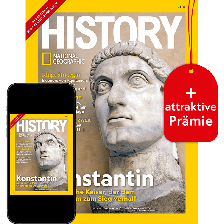 NATIONAL GEOGRAPHIC HISTORY Testabo &bdquo;Plus&ldquo; mit Geschenk f&uuml;r Sie