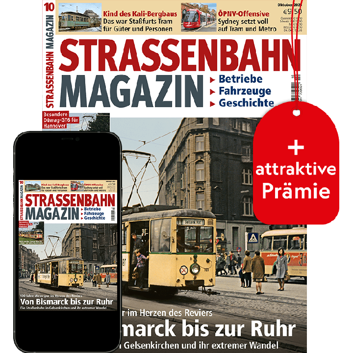 Stra&szlig;enbahn Magazin Testabo &bdquo;Plus&ldquo; mit Geschenk f&uuml;r Sie