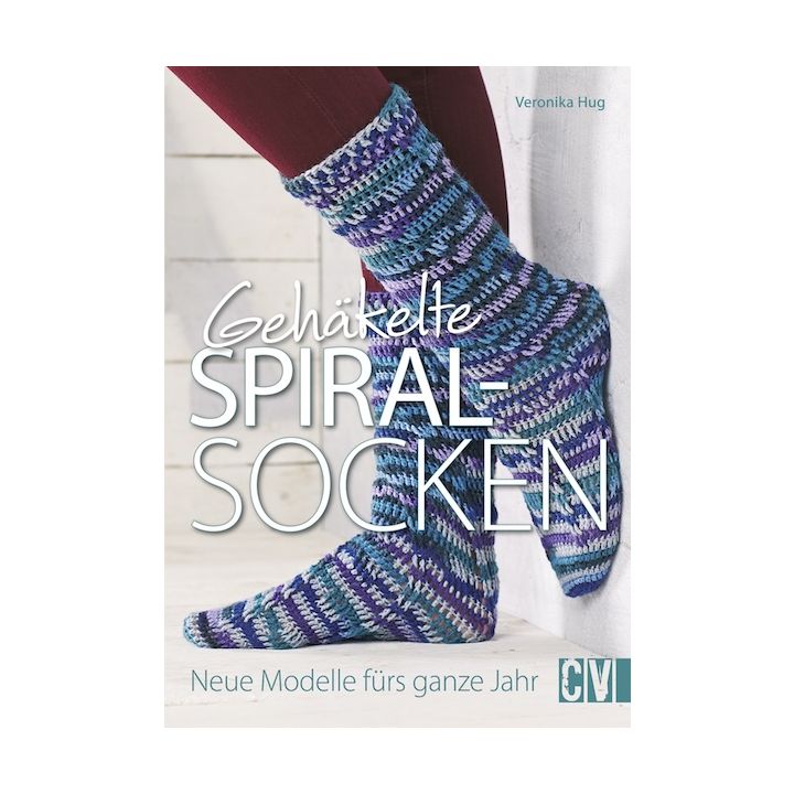 Gehäkelte Spiralsocken