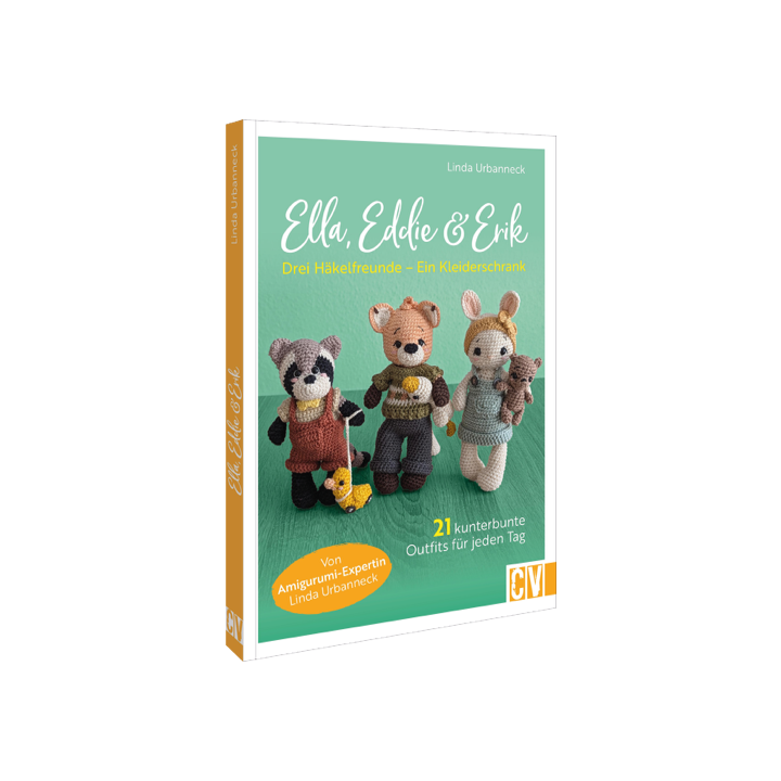 Ella, Eddie & Erik: drei Häkelfreunde – ein Kleiderschrank