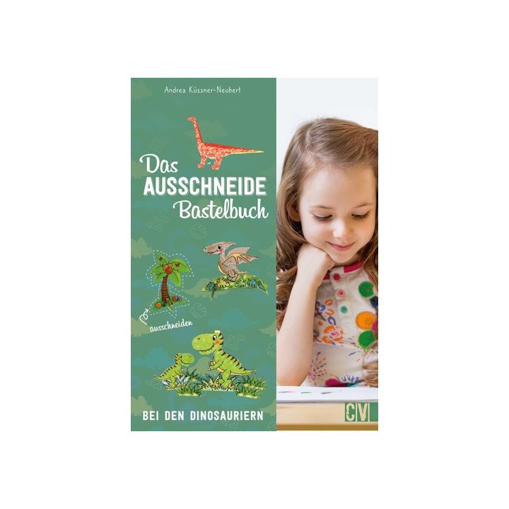 Das Ausschneide-Bastelbuch: Bei den Dinosauriern
