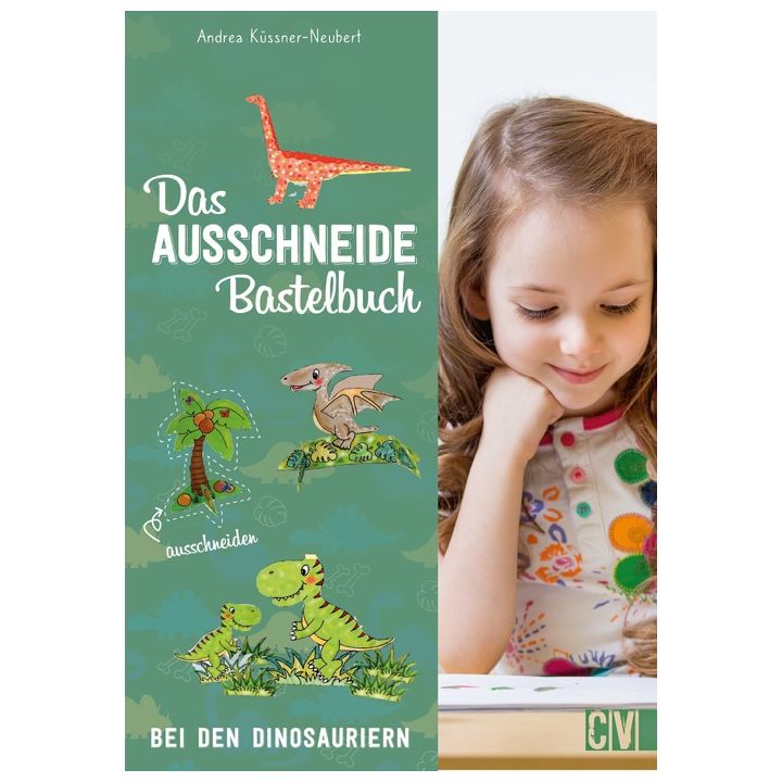 Das Ausschneide-Bastelbuch: Bei den Dinosauriern