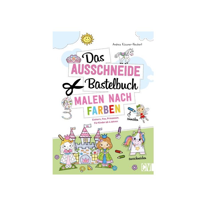 Das Ausschneide-Bastelbuch Malen nach Farben