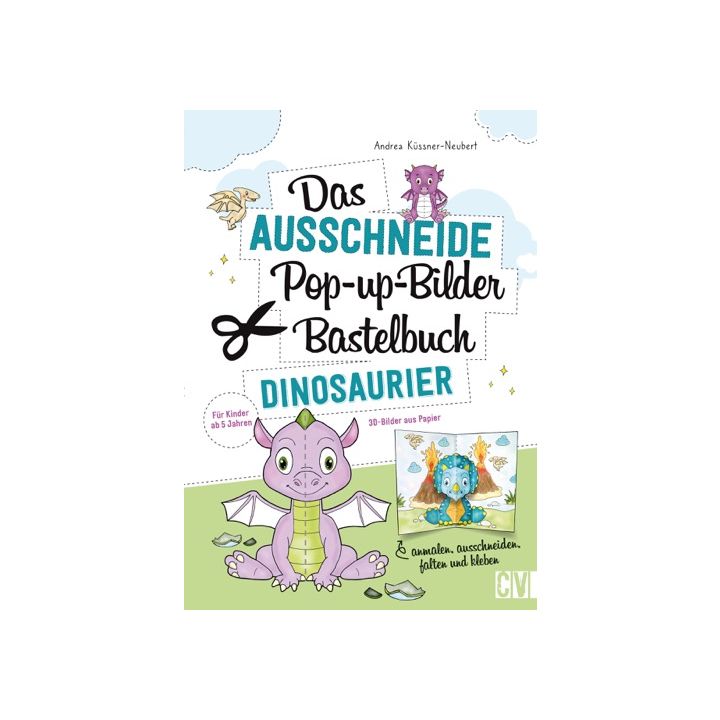 Das Ausschneide-Pop-up-Bilder-Bastelbuch. Dinosaurier