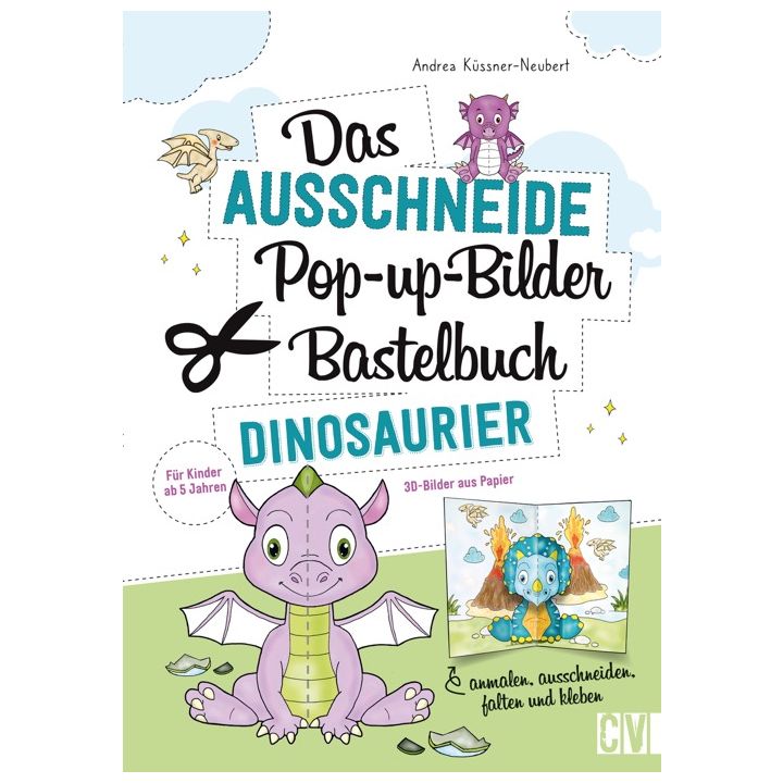 Das Ausschneide-Pop-up-Bilder-Bastelbuch. Dinosaurier