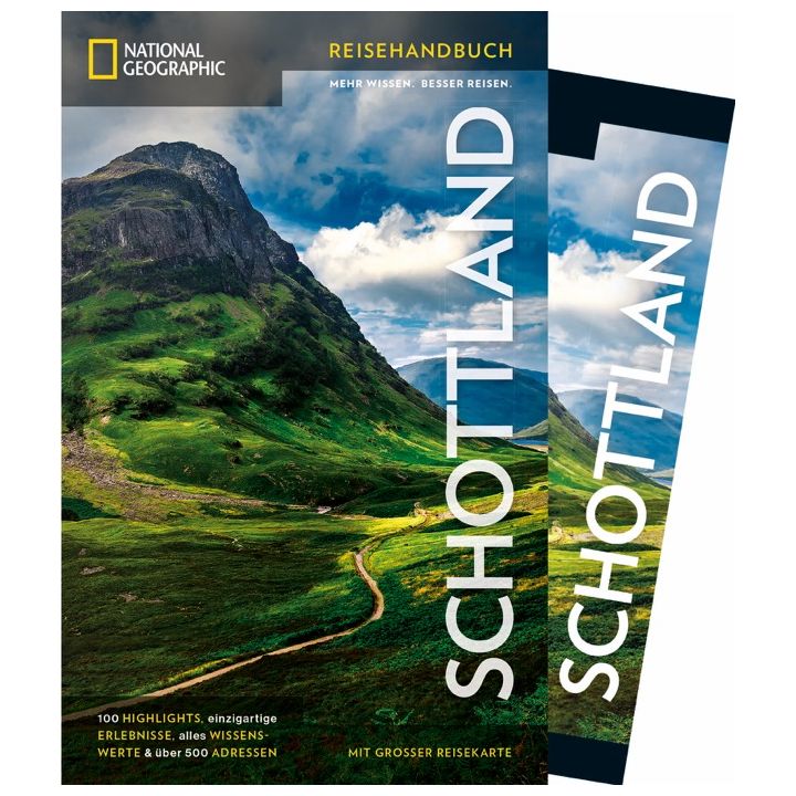 NATIONAL GEOGRAPHIC Reisehandbuch Schottland mit Maxi-Faltkarte