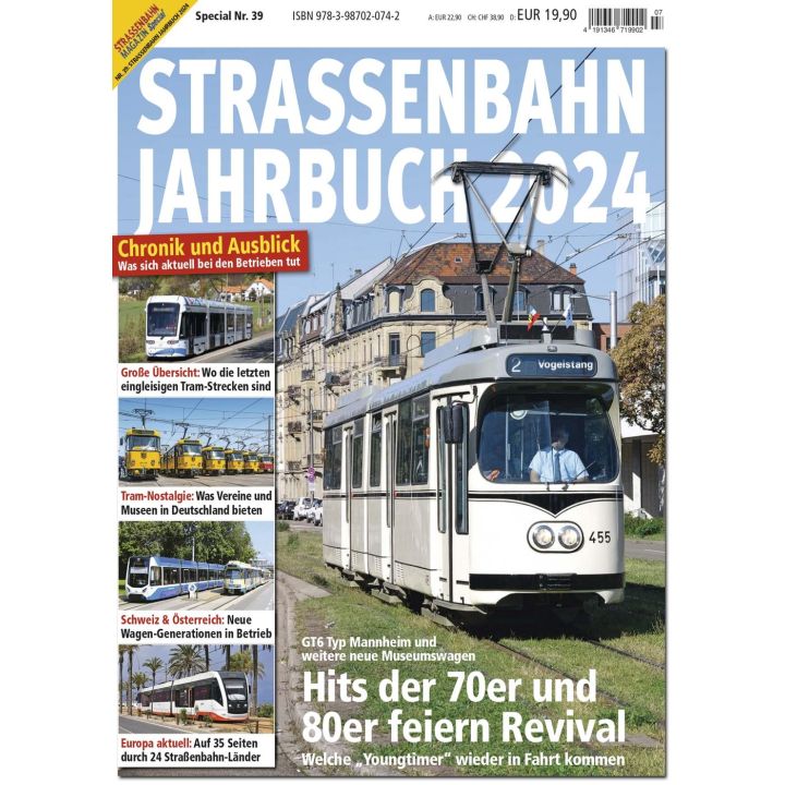 Stra&szlig;enbahn Jahrbuch 2024