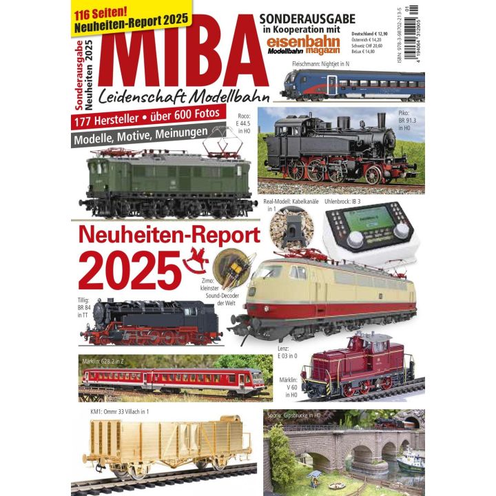 Miba Neuheiten Report 2025