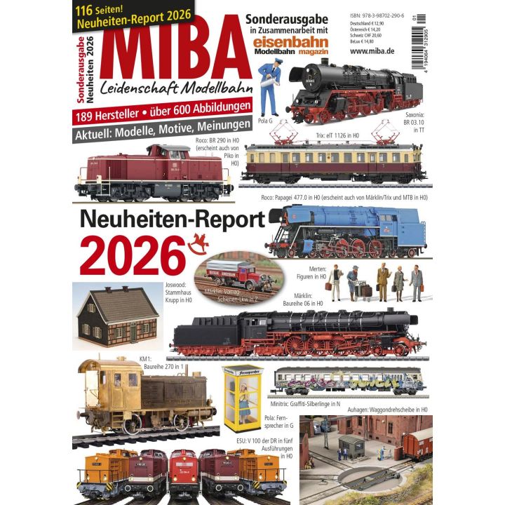 MIBA Neuheitenreport 2026