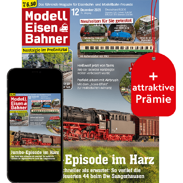 ModellEisenBahner Testabo „Premium“ mit Geschenk für Sie
