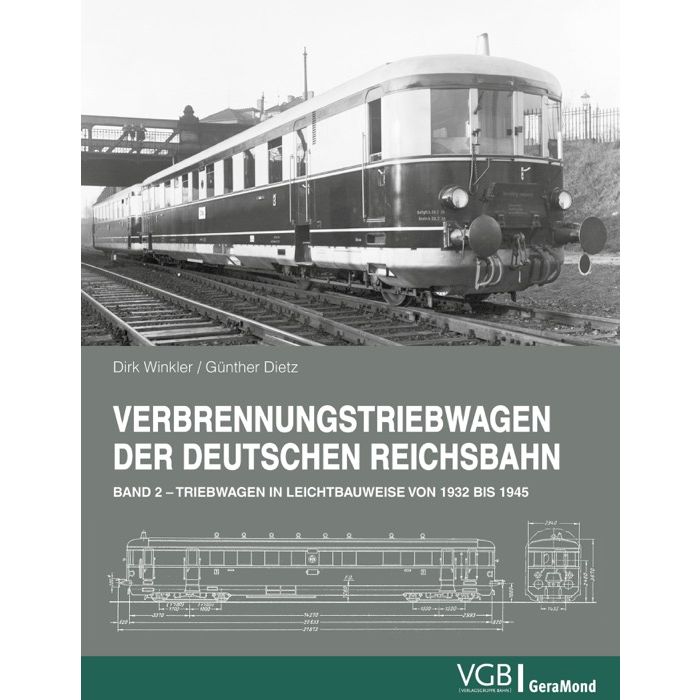 ドイツ連邦の鉄道写真集　BUNDESBAHN ALBUM 1945 - 1960 VERBRENNUNGSTRIEBWAGEN DT. REICHSBAHN 2
