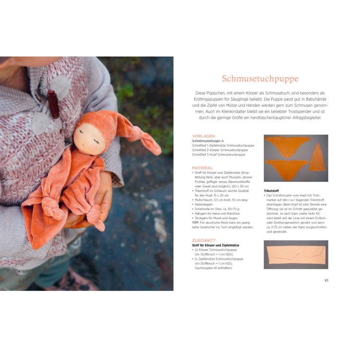 HANDGEMACHTE PUPPEN IM WALDORF-STIL