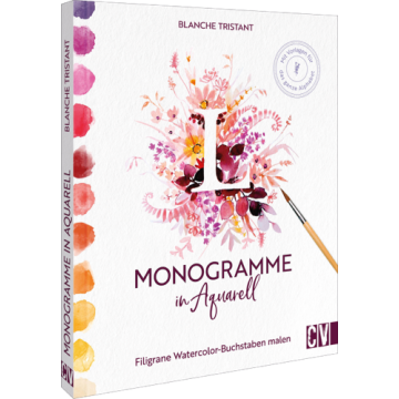 Monogramme in Aquarell