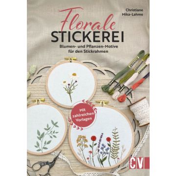 Florale Stickerei