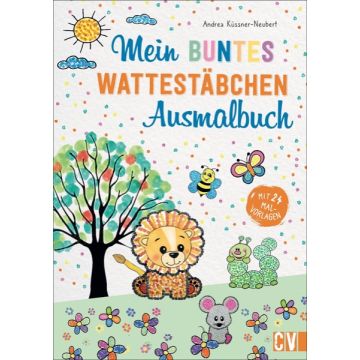 Mein buntes Wattestäbchen-Ausmalbuch