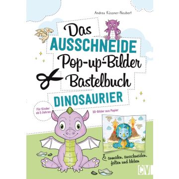 Das Ausschneide-Pop-up-Bilder-Bastelbuch. Dinosaurier