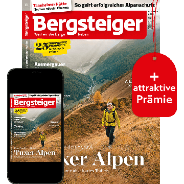 Bergsteiger Testabo „Plus“ mit Geschenk für Sie