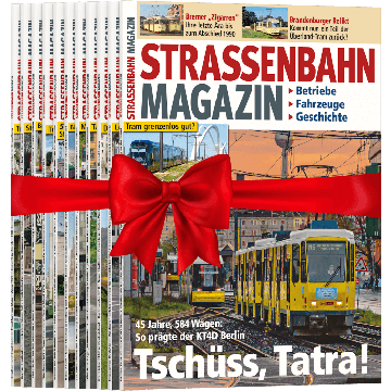 Straßenbahn Magazin zum Verschenken